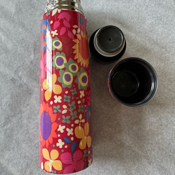 Brighton Floral Insulated Water 16 oz Thermos - Picture 2 of 8